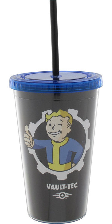 Fallout Vault-Tec Welcome Home Travel Cup in Blue