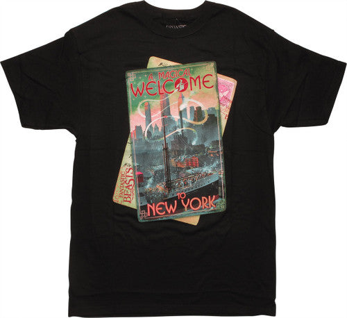 Fantastic Beasts Magical Welcome to NY T-Shirt