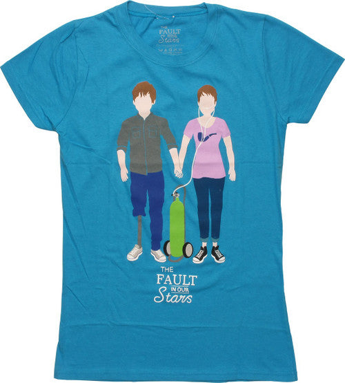 Fault in Our Stars Augustus & Hazel Juniors Shirt