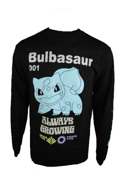 Pokemon Bulbasaur Evolve Long Sleeve T-shirt