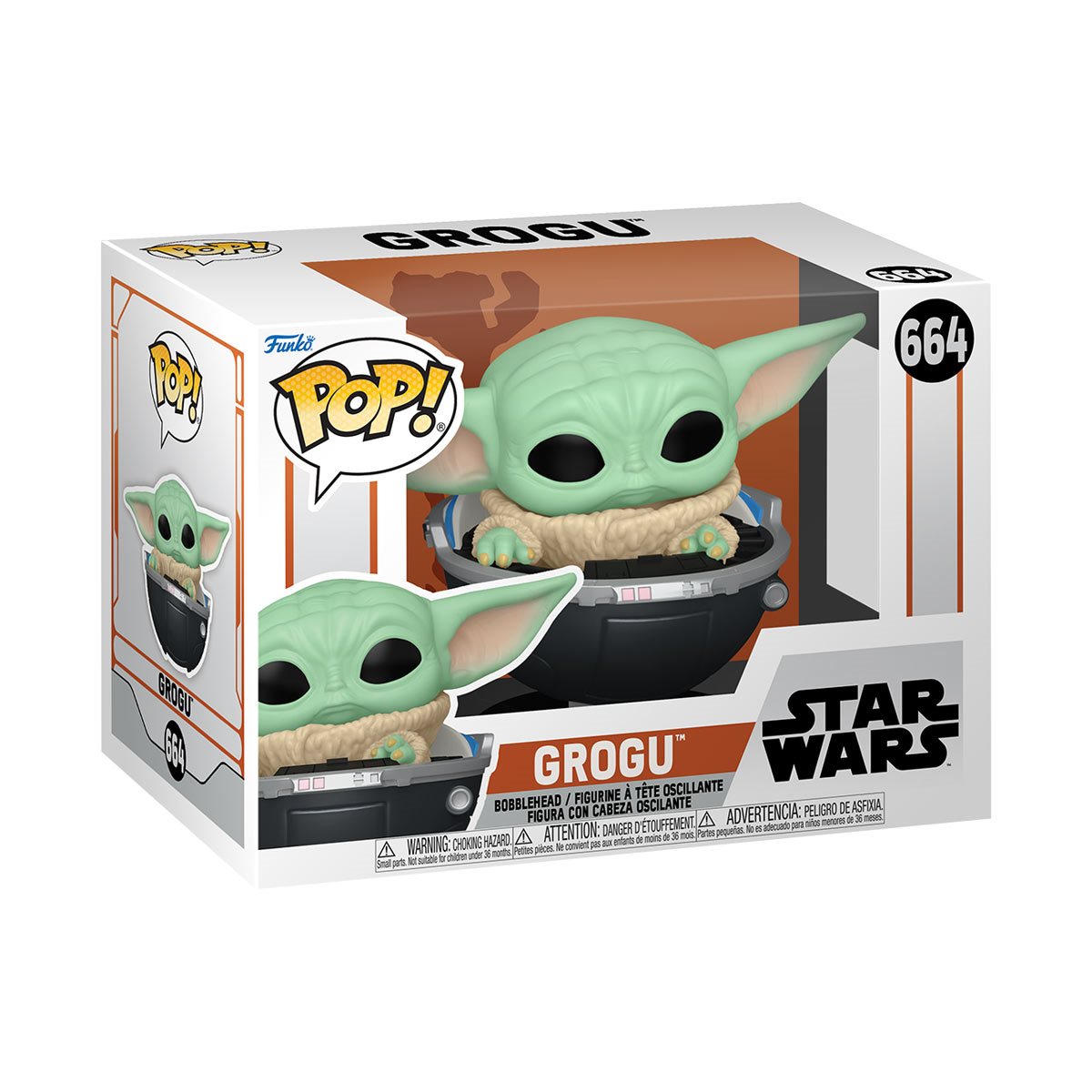 Funko Pop! Star Wars: The Mandalorian - Grogu in Hover-Pram