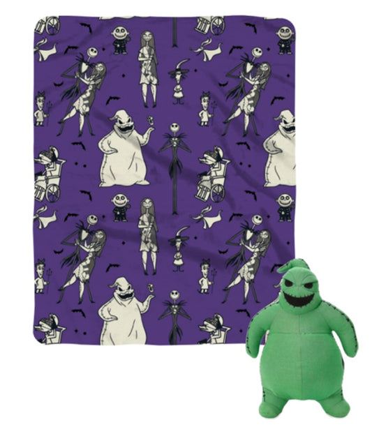 Nightmare Before Christmas Oogie Boogie Hugger - Pillow & Blanket Set