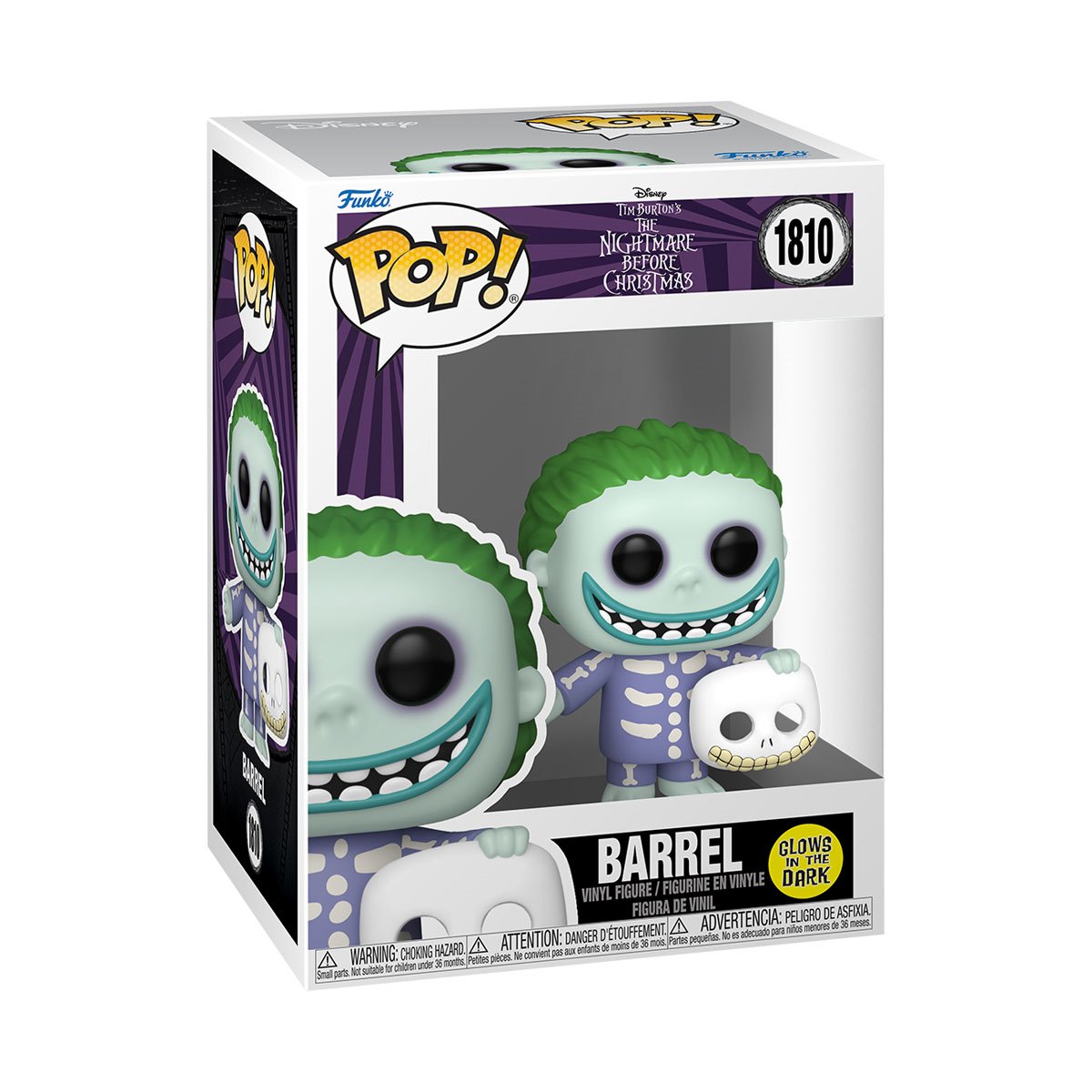 Funko Pop! The Nightmare Before Christmas Barrel Glow-in-the-Dark