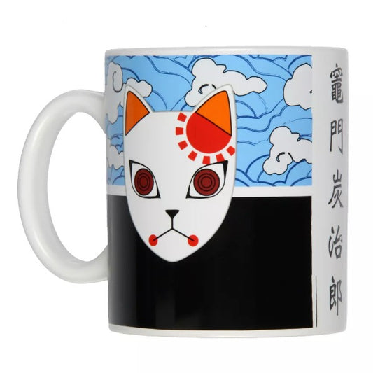 Demon Slayer Tanjiro Kitsune Fox Mask Coffee Mug