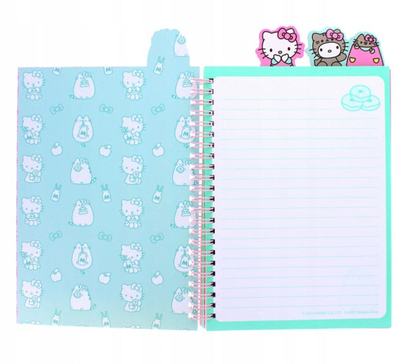 Hello Kitty X Pusheen Tabbed Notebook Journal FYE