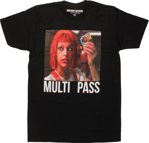 Fifth Element Leeloo with Multi Pass T-Shirt