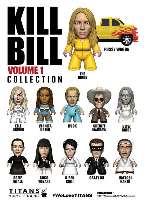 Kill Bill Volume 1 Titan Vinyl Figure Case
