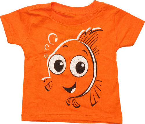 Finding Nemo Big Face Orange Infant T-Shirt