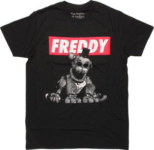 Five Nights at Freddy's Block Name T-Shirt