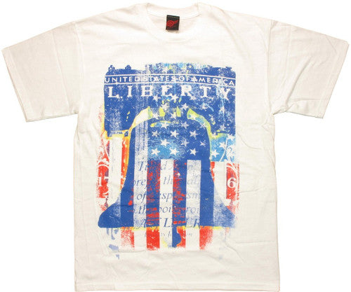 Flag Liberty Bell Vintage T-Shirt