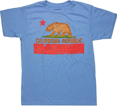 Flag of California T-Shirt Sheer