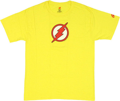 Flash Kid Flash Logo Yellow T-Shirt