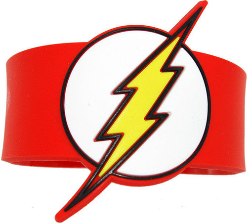 Flash Rubber Wristband in Red