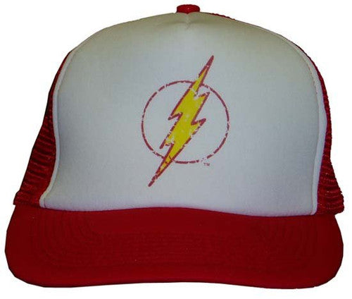 Flash Trucker Hat in Red