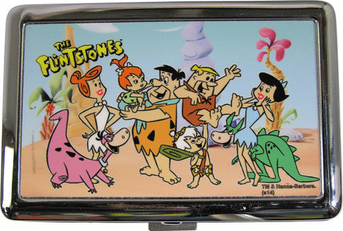 Flintstones Families Large Card Case in Silver