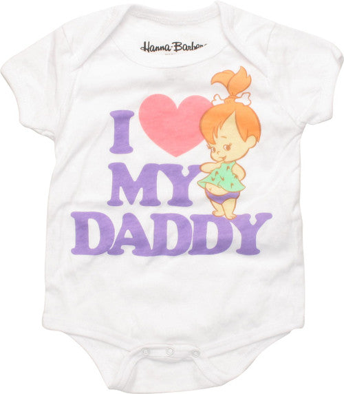 Flintstones Love My Daddy Snap Suit