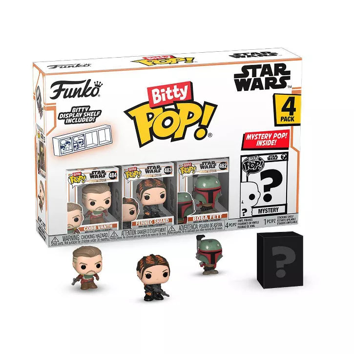 Funko Bitty Pop! Star Wars The Mandalorian Marshal Figures 4-Pack
