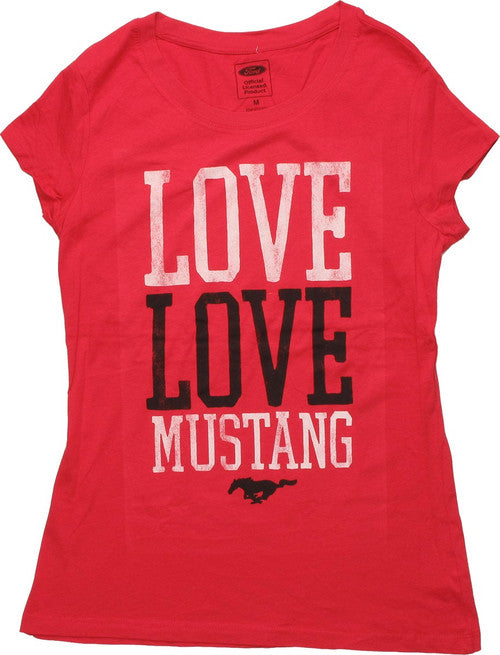 Ford Mustang Love Red Baby T-Shirt