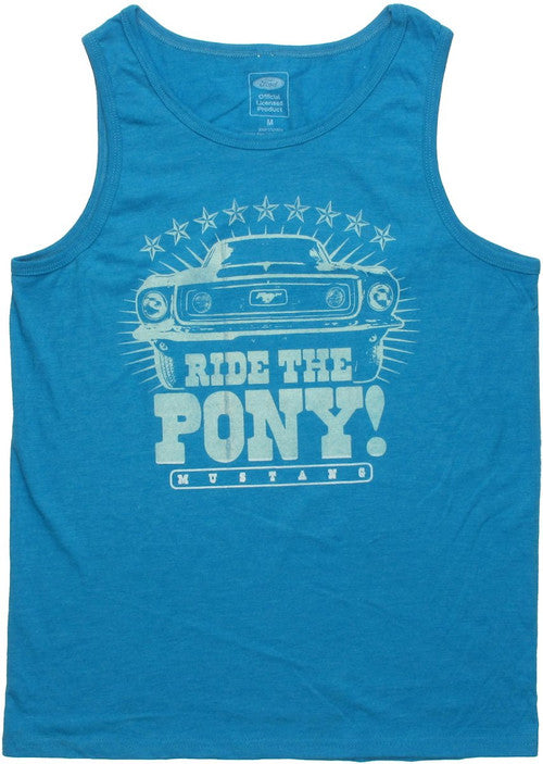 Ford Mustang Ride Pony Tank Top
