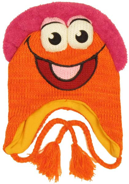 Fraggle Rock Gobo Youth Beanie Hat in Orange