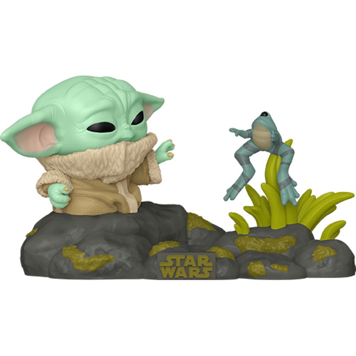 Funko Pop! Star Wars: The Mandalorian Grogu with Frog Deluxe