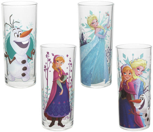 Frozen Characters 10 Ounce Tumbler Glass Set