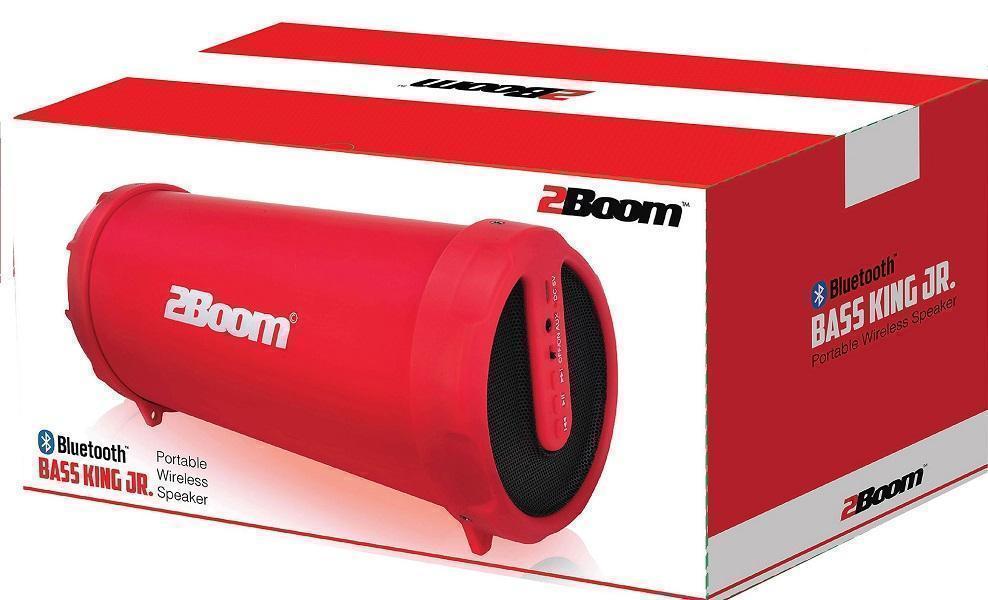 2Boom - Cyclone Portable Bluetooth Speaker [Red]