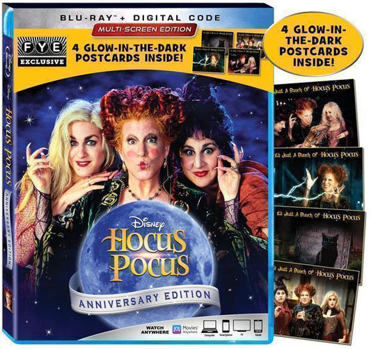 Hocus Pocus 25th Anniversary Edition Blu-ray [Exclusive Glow-in-the-Dark Postcards]
