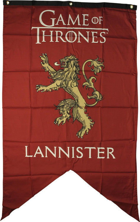 Game of Thrones Lannister Family Sigil Flag in Red