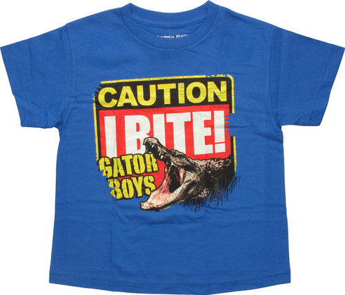 Gator Boys Caution I Bite Youth T-Shirt
