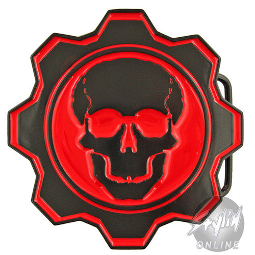 Gears of War Cog Belt Buckle in Red