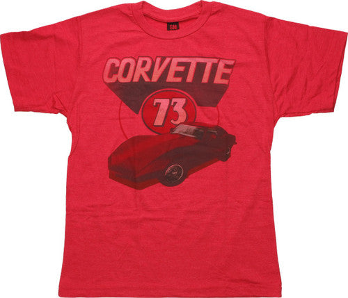 General Motors 73 Corvette Vintage Youth T-Shirt