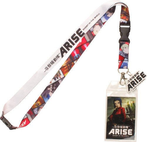 Ghost in the Shell Arise Logo Charm Lanyard