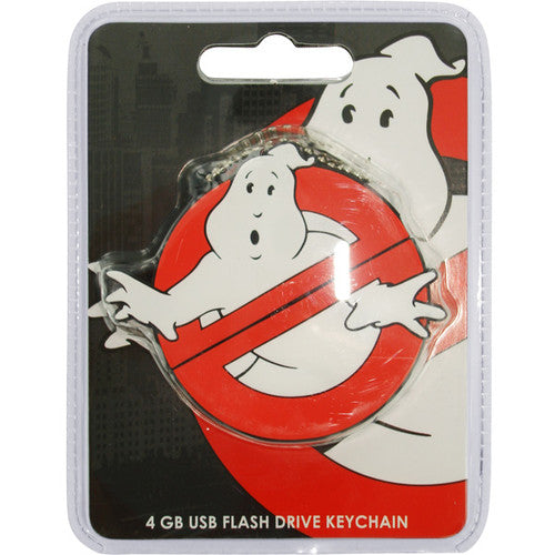 Ghostbusters Flash Drive Keychain in Red