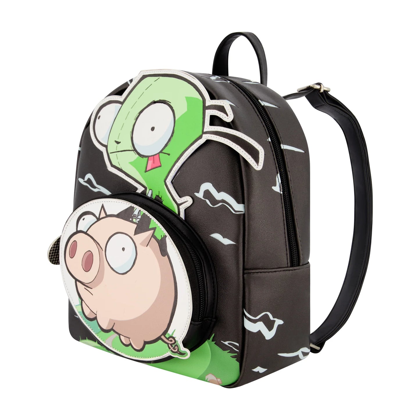 Invader Gir On Pig Mini Backpack