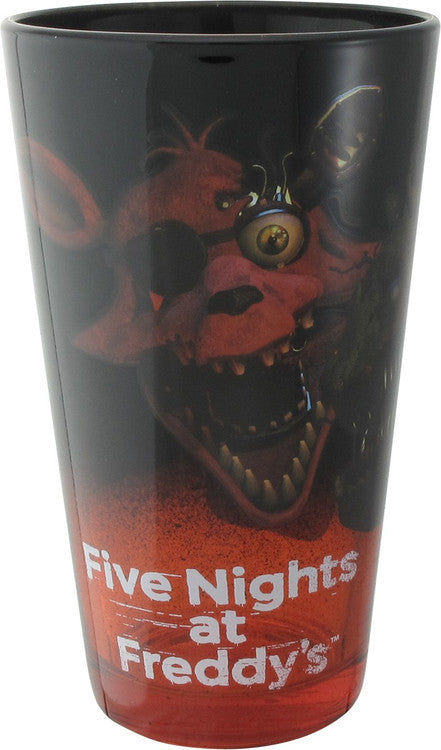 Five Nights at Freddy's Faces Pint Glass