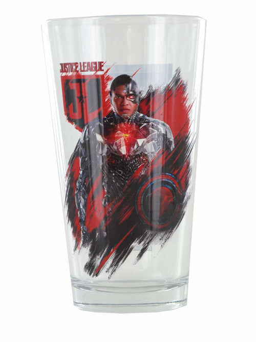 Justice League Movie Cyborg TT Pint Glass in Red