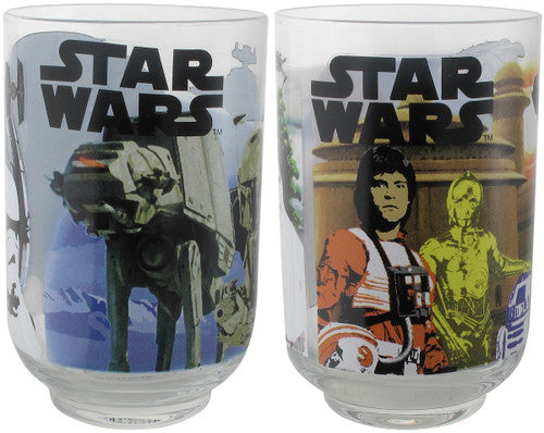 Star Wars Classic Characters Juice Glass Set in Black