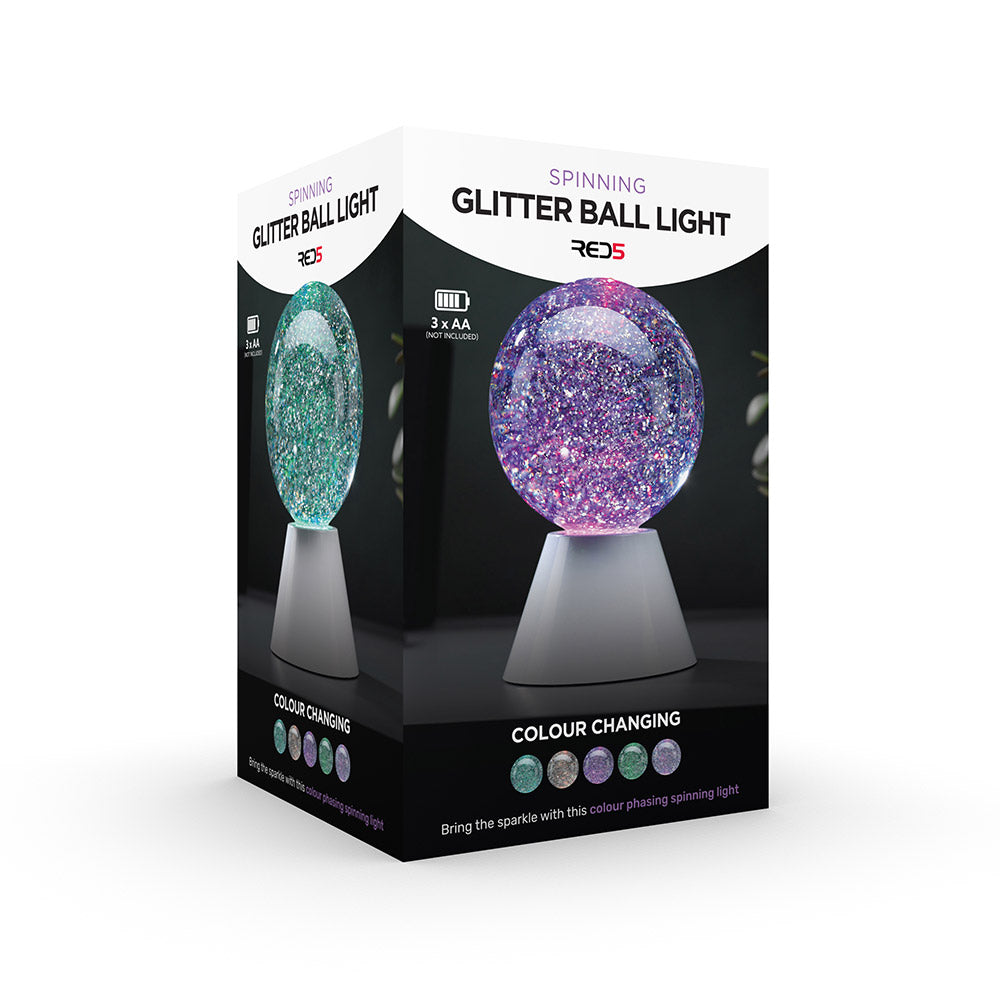 Spinning Glitter Ball
