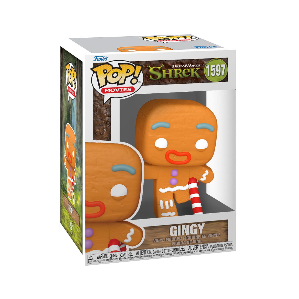 Funko Pop! Shrek DreamWorks 30th Anniversary Gingy with Candy Cane