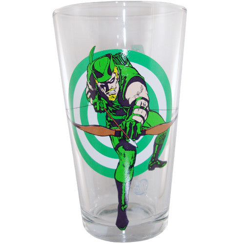 Green Arrow Target Glass
