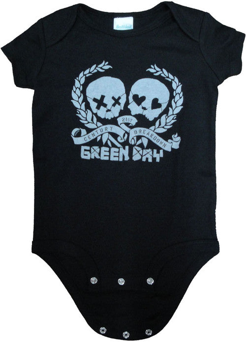 Green Day Skulls Snap Suit