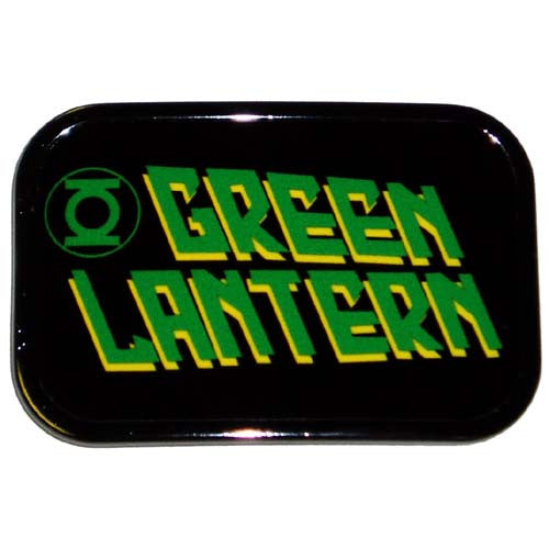 Green Lantern Name Rectangle Belt Buckle
