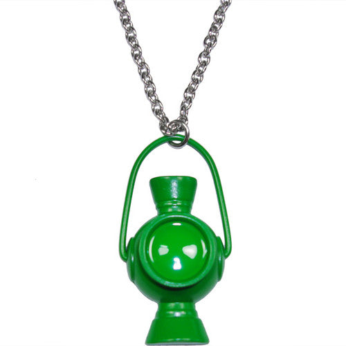 Green Lantern Lamp Necklace