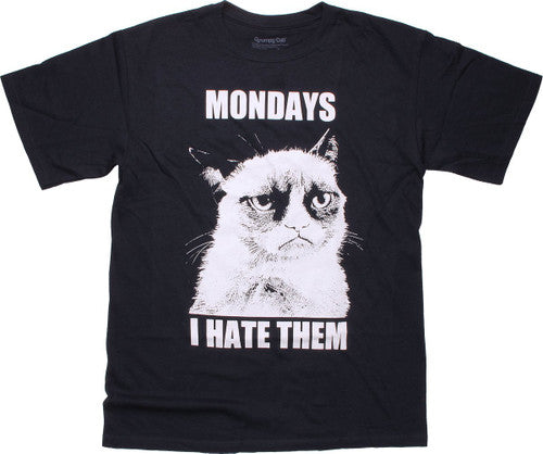 Grumpy Cat Hate Mondays T-Shirt