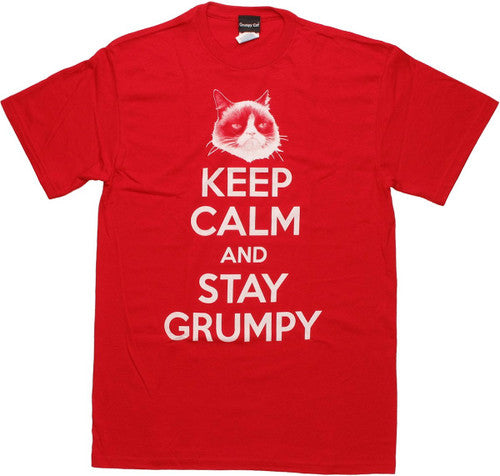 Grumpy Cat Keep Calm Stay Grumpy T-Shirt
