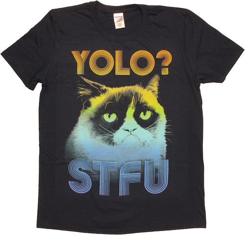 Grumpy Cat YOLO STFU T-Shirt Sheer