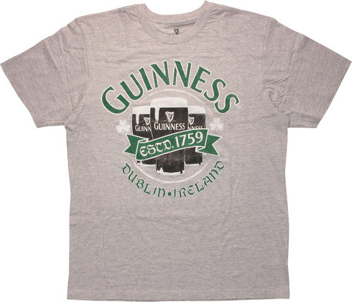 Guinness Dublin ESTD 1759 Ireland T-Shirt