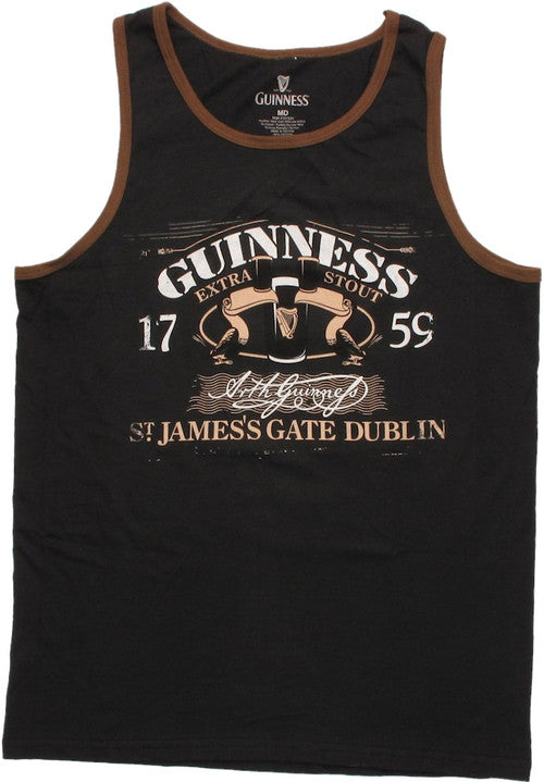 Guinness Label Tank Top
