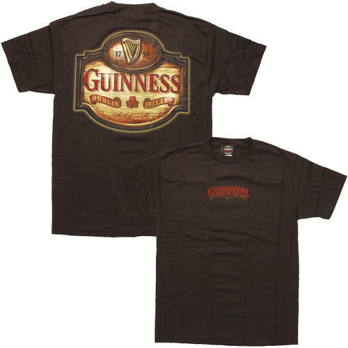 Guinness Wooden Sign T-Shirt